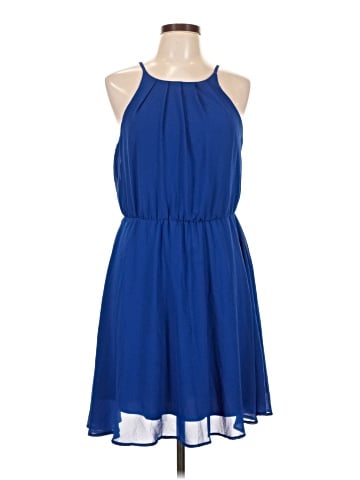 Blue Rain Casual Dress (view 1)