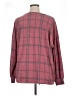 Fred David Plaid Burgundy Pullover Sweater Size 3X - photo 2
