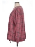 Fred David Plaid Burgundy Pullover Sweater Size 3X - photo 5