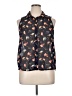 Charlotte Russe 100% Polyester Black Sleeveless Blouse Size XL - photo 1