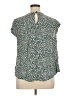 Anne Carson Green Short Sleeve Top Size 1X - photo 2