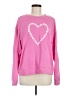 Jasmine & Ginger Hearts Pink Sweatshirt Size M - photo 1