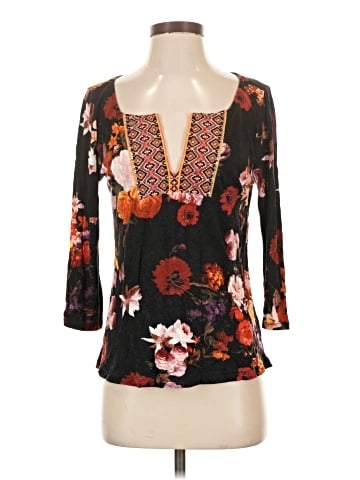 A Common Thread 3/4 Sleeve Blouse (view 1)