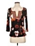 A Common Thread Black 3/4 Sleeve Blouse Size S - photo 1