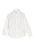 Janie and Jack 100% Cotton Solid Ivory White Long Sleeve Button-Down Shirt Size 6 - photo 1