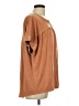 wonderly Brown Short Sleeve Blouse Size L - photo 4