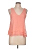 Parker 100% Silk Orange Sleeveless Top Size L - photo 1