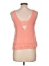 Parker 100% Silk Orange Sleeveless Top Size L - photo 2
