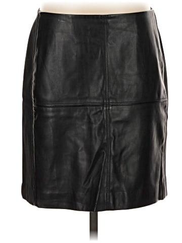 White House Black Market Faux Leather Skirt (view 1)