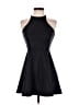 Sage 100% Polyester Solid Black Cocktail Dress Size M - photo 1