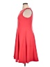 Chaps Solid Red Casual Dress Size 14 - photo 5