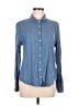 Dylan Blue Long Sleeve Button-Down Shirt Size M - photo 1