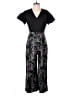 Ted Baker London 100% Polyester Graphic Black Jumpsuit Size 6 (2) - photo 1