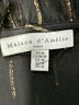 Maison d' Amelie 100% Polyester Black Long Sleeve Blouse Size M - photo 7