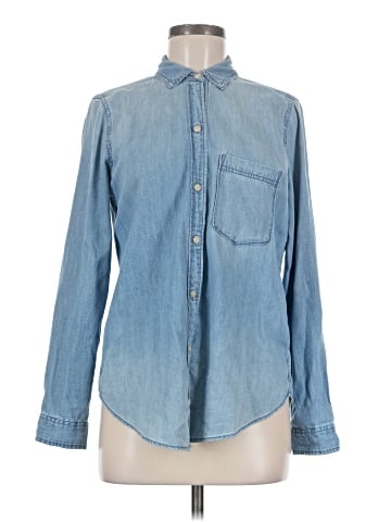 Abercrombie & Fitch Long Sleeve Button-Down Shirt (view 1)