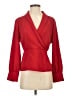 J.Crew 100% Polyester Red Long Sleeve Blouse Size 4 - photo 1