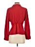 J.Crew 100% Polyester Red Long Sleeve Blouse Size 4 - photo 2