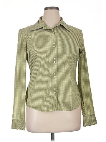 CALVIN KLEIN JEANS Long Sleeve Button-Down Shirt (view 1)