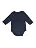 Hb 100% Cotton Graphic Blue Long Sleeve Onesie Size 0-3 mo - photo 2