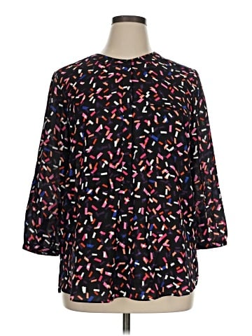 Not Your Daughter's Jeans 3/4 Sleeve Blouse (view 1)