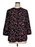 Not Your Daughter's Jeans Black 3/4 Sleeve Blouse Size XL - photo 1