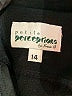 Perceptions Solid Black Cocktail Dress Size 14 Petite - photo 4