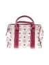 MCM 100% Coated Canvas Hearts Pink Monogram Boston Bag One size - photo 2
