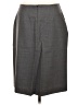 Tahari Solid Gray Wool Skirt Size 12 - photo 2