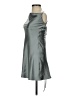 Le Lis Solid Silver Cocktail Dress Size XS - photo 1