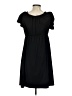 Studio M Solid Black Casual Dress Size XS - photo 2