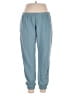 WSLY 100% Cotton Solid Blue Track Pants Size XL - photo 1