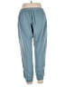 WSLY 100% Cotton Solid Blue Track Pants Size XL - photo 2