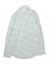 Michael Kors Checkered-gingham Blue White Long Sleeve Button-Down Shirt Size 14 - photo 2