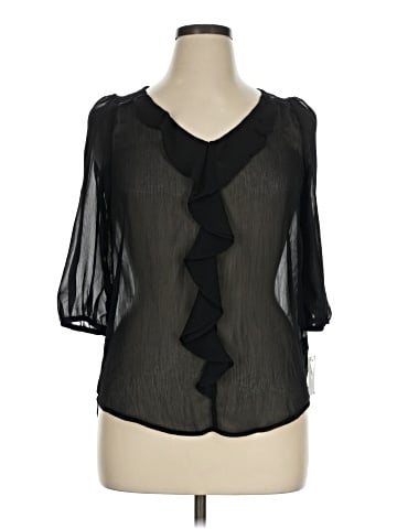 Iz Byer 3/4 Sleeve Blouse (view 1)