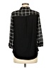 Tempted 100% Polyester Black 3/4 Sleeve Blouse Size M - photo 2