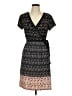 Max Studio Print Black Casual Dress Size L - photo 1