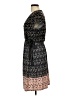 Max Studio Print Black Casual Dress Size L - photo 5