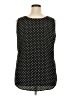 Faded Glory 100% Polyester Black Sleeveless Blouse Size 2X - photo 2