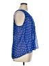 Mine Too 100% Polyester Blue Sleeveless Blouse Size 1X - photo 4