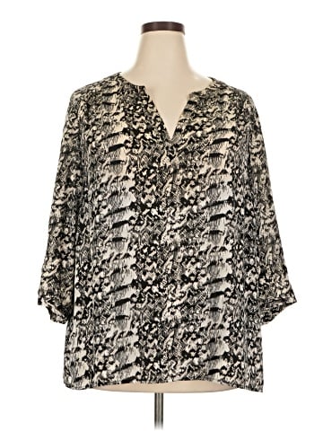 dalia 3/4 Sleeve Blouse (view 1)