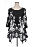 White Mark Black 3/4 Sleeve Blouse Size XL - photo 1