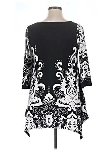 White Mark 3/4 Sleeve Blouse (view 2)