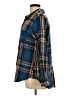 Allison Daley Plaid Blue Long Sleeve Button-Down Shirt Size L - photo 5