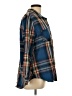 Allison Daley Plaid Blue Long Sleeve Button-Down Shirt Size L - photo 4