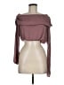 Free People 100% Polyester Burgundy 3/4 Sleeve Blouse Size 6 - photo 1