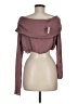 Free People 100% Polyester Burgundy 3/4 Sleeve Blouse Size 6 - photo 2