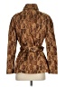 St. John Sport Animal Print Brown Coat Size S - photo 2