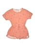 Nordstrom Stars Orange Pink Romper Size 14 - 16 - photo 1