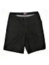 Woman Within Chevron-herringbone Black Shorts Size 32 - photo 1
