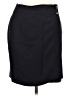 Courtenay 100% Wool Solid Black Wool Skirt Size 12 - photo 1